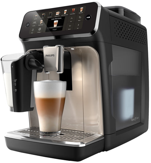PHILlPS EP5547/90 Serie 5500 LatteGo 19 Kaffeespezialitäten Kaffeevollautomat Schwarz verchromt